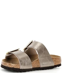 Birkenstock Women's Sydney Luxe Buckle Hardware Slide Sandals
