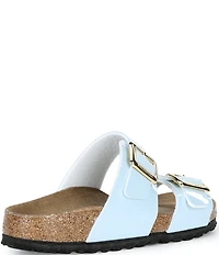 Birkenstock Women's Sydney Patent Luxe Buckle Hardware Slide Sandals