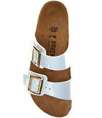 Birkenstock Women's Sydney Patent Luxe Buckle Hardware Slide Sandals