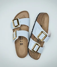 Birkenstock Women's Sydney Patent Luxe Buckle Hardware Slide Sandals