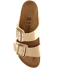 Birkenstock Women's Sydney Patent Luxe Buckle Hardware Slide Sandals
