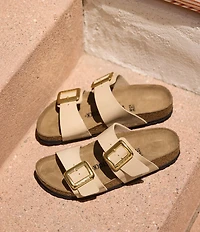 Birkenstock Women's Sydney Patent Luxe Buckle Hardware Slide Sandals