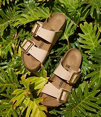 Birkenstock Women's Sydney Patent Luxe Buckle Hardware Slide Sandals