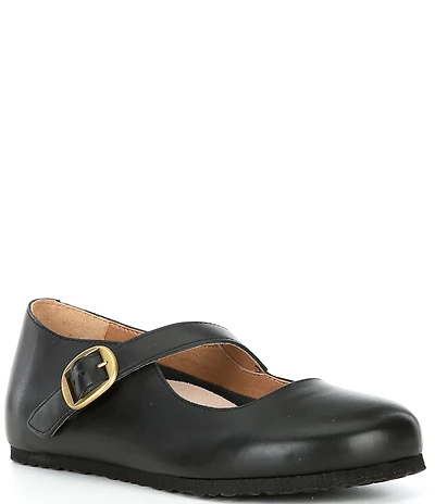 Birkenstock Women's Tracy Natural Leather Mary Jane Flats