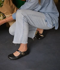 Birkenstock Women's Tracy Natural Leather Mary Jane Flats