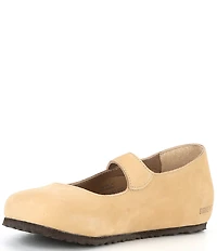Birkenstock Women's Tracy Nubuck Leather Mary Jane Flats