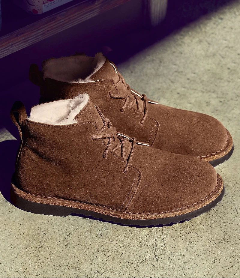 Birkenstock Women's Uppsala Shearling Lined Suede Chukka Booties