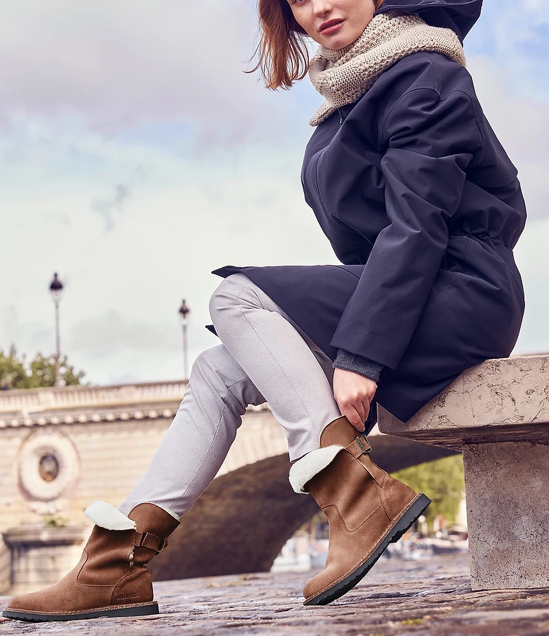 Birkenstock Women's Uppsala Suede Shearling Lined Boots