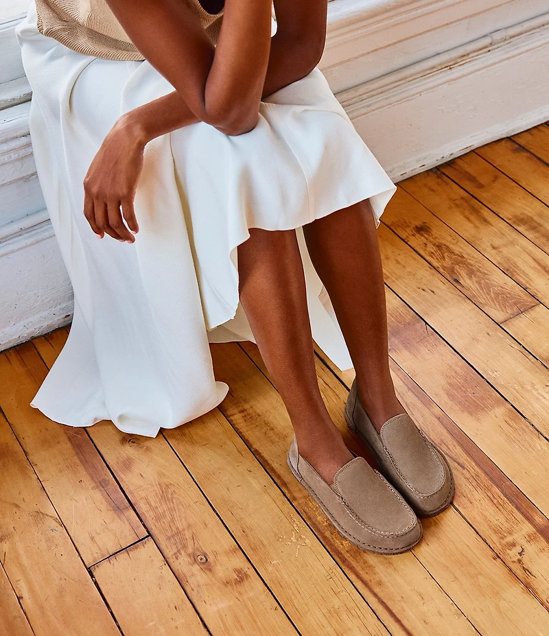 Birkenstock Women's Utti Suede Slip On Loafers