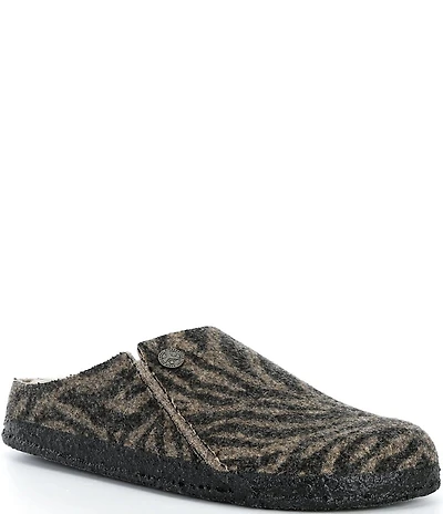 Birkenstock Women's Zermatt Zebra Shearling Lined Slippers
