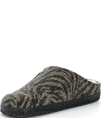 Birkenstock Women's Zermatt Zebra Shearling Lined Slippers