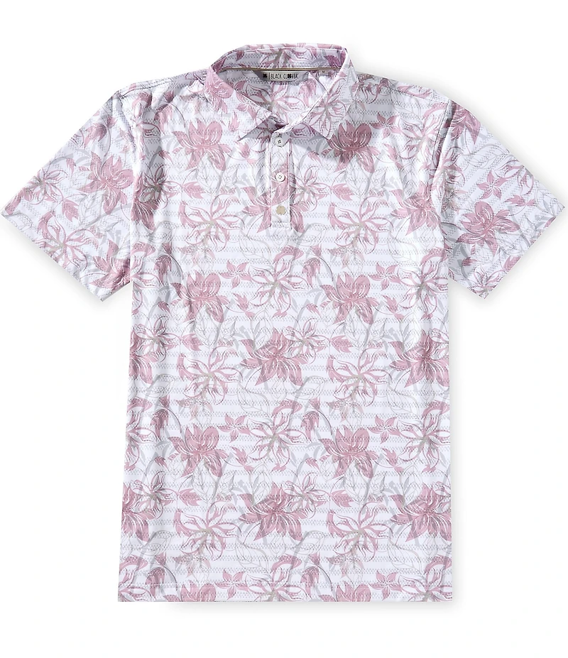 Black Clover Calypso Short Sleeve Polo Shirt