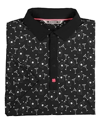 BLACK CLOVER Liquid Luck Short Sleeve Polo Shirt