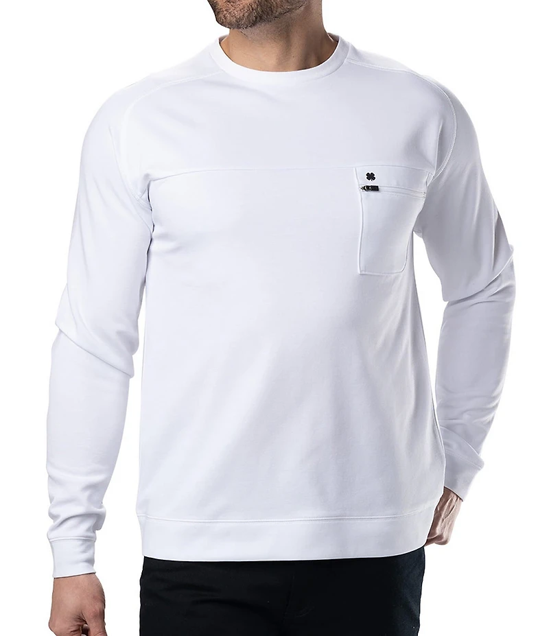 BLACK CLOVER Long Sleeve Crew Knit Pullover