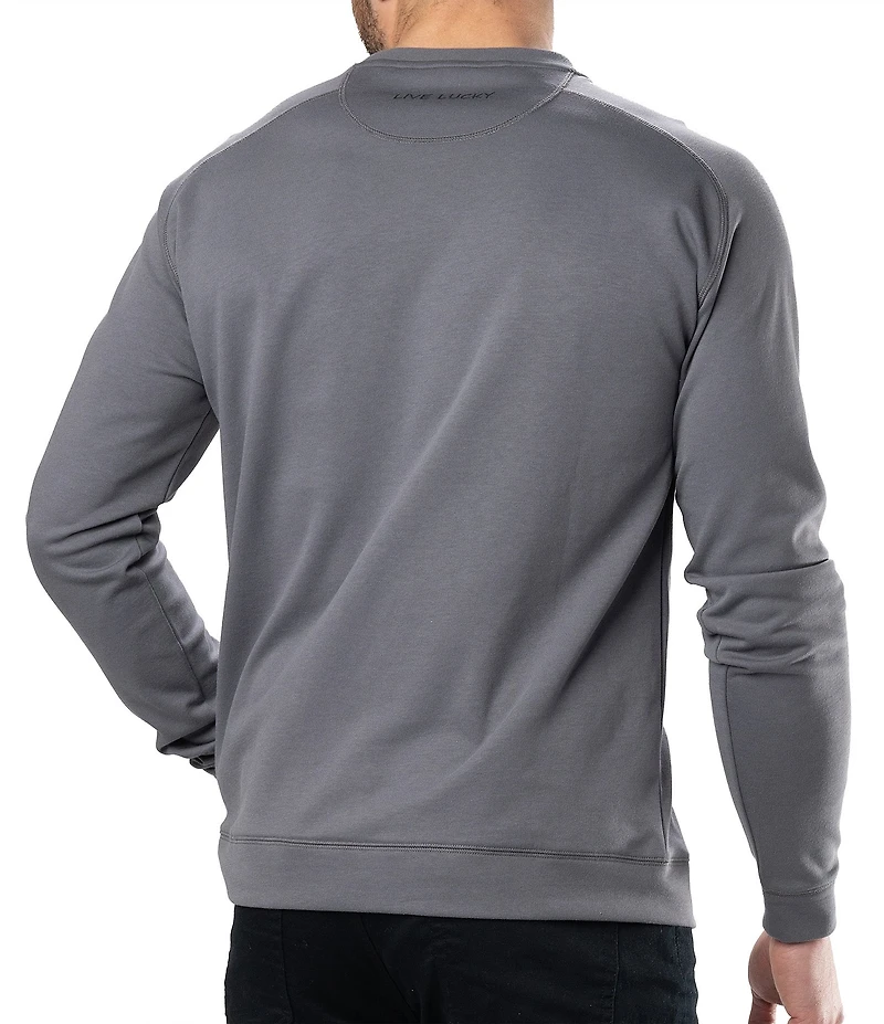 BLACK CLOVER Long Sleeve Crew Knit Pullover
