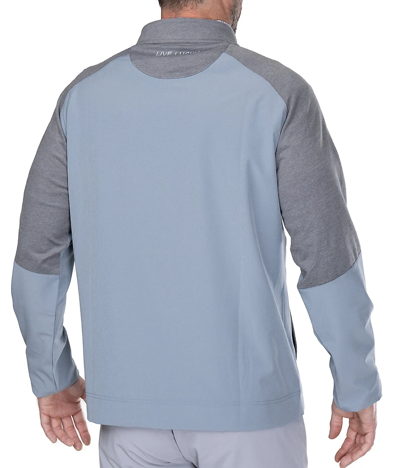 BLACK CLOVER Long Sleeve Two Face Quarter-Zip Pullover