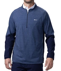 BLACK CLOVER Long Sleeve Two Face Quarter-Zip Pullover