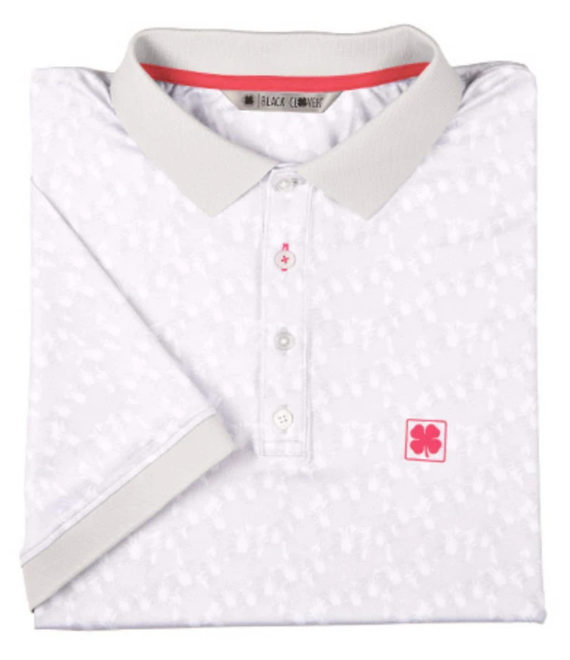 BLACK CLOVER Pineapple Crown Short Sleeve Polo Shirt