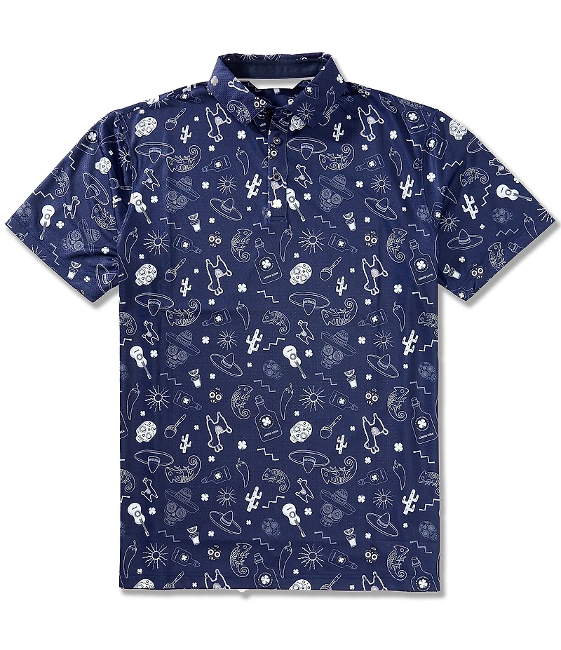 BLACK CLOVER Taco Tuesday Short Sleeve Polo Shirt