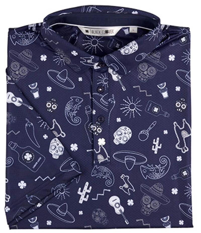 BLACK CLOVER Taco Tuesday Short Sleeve Polo Shirt