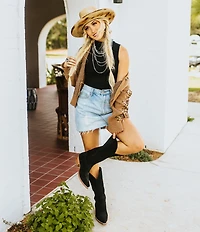 Black Star Women's Addison Suede Western Boots