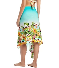 Bleu Rod Beattie Ciao Capri Button Closure Pareo Swim Cover-Up