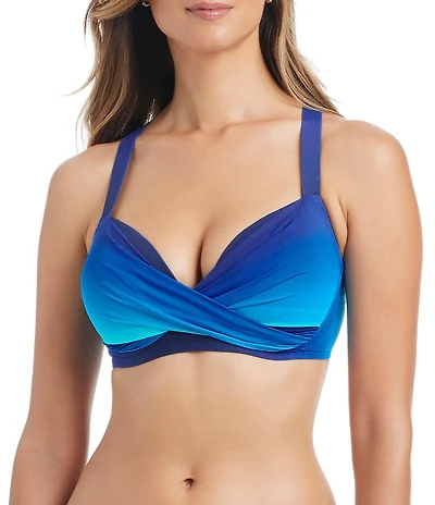 Bleu Rod Beattie Desert Mirage D-Cup Bra Size Underwire Swim Top