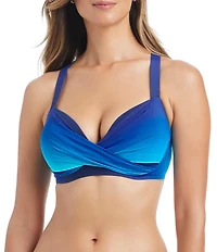 Bleu Rod Beattie Desert Mirage D-Cup Bra Size Underwire Swim Top