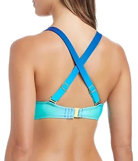 Bleu Rod Beattie Desert Mirage D-Cup Bra Size Underwire Swim Top