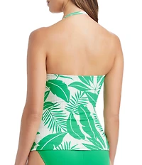 Bleu Rod Beattie Island Time Floral Twist Front Bandeau Swim Top