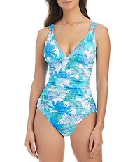 Bleu Rod Beattie Riviera Retreat Ring Detail Tankini Swim Top