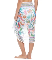 Bleu Rod Beattie Summer Solstice Chiffon Pareo Swim Cover-Up