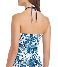 Bleu Rod Beattie Turning Tides Sweetheart Neck Halterkini Swim Top