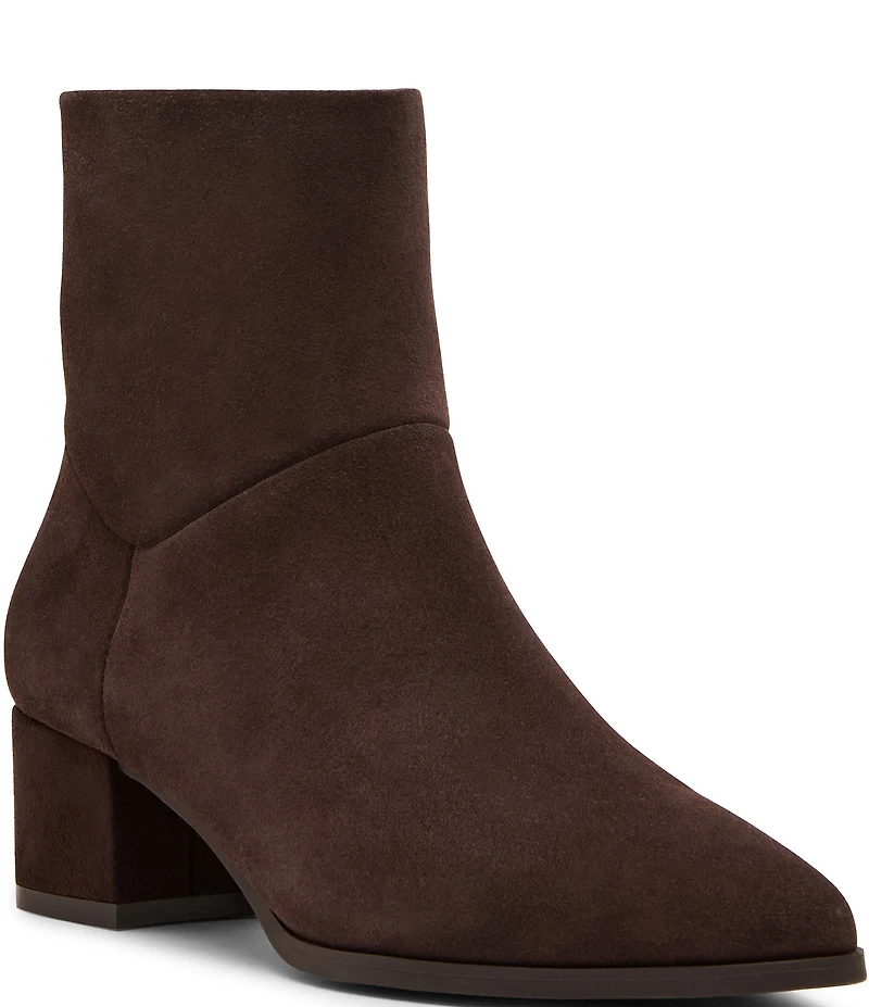 Blondo Arena Waterproof Suede Block Heel Booties