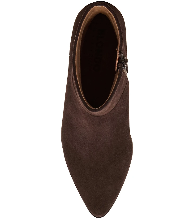 Blondo Arena Waterproof Suede Block Heel Booties