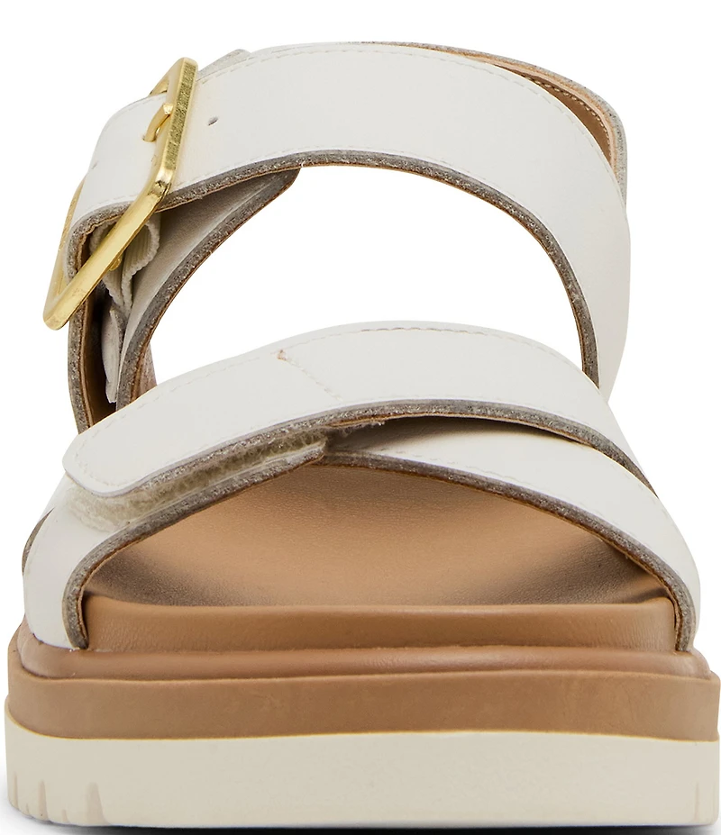 Blondo Beau Waterproof Leather X Strap Lug Sole Sandals