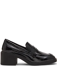 Blondo Brisa Waterproof Leather Block Heel Loafers