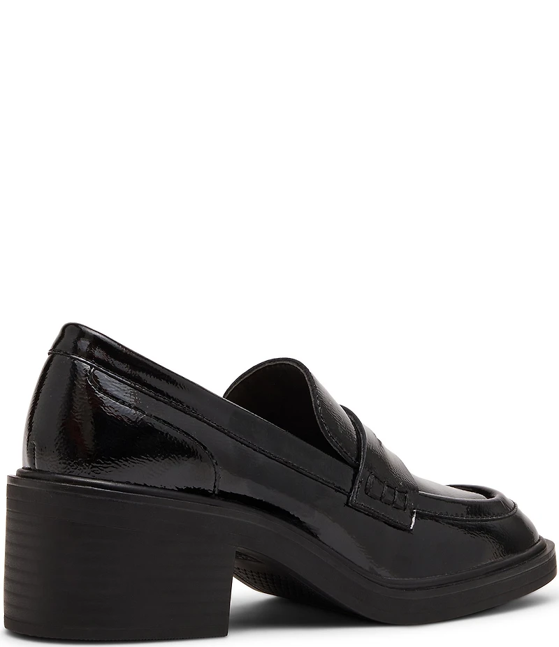 Blondo Brisa Waterproof Leather Block Heel Loafers