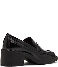 Blondo Brisa Waterproof Leather Block Heel Loafers