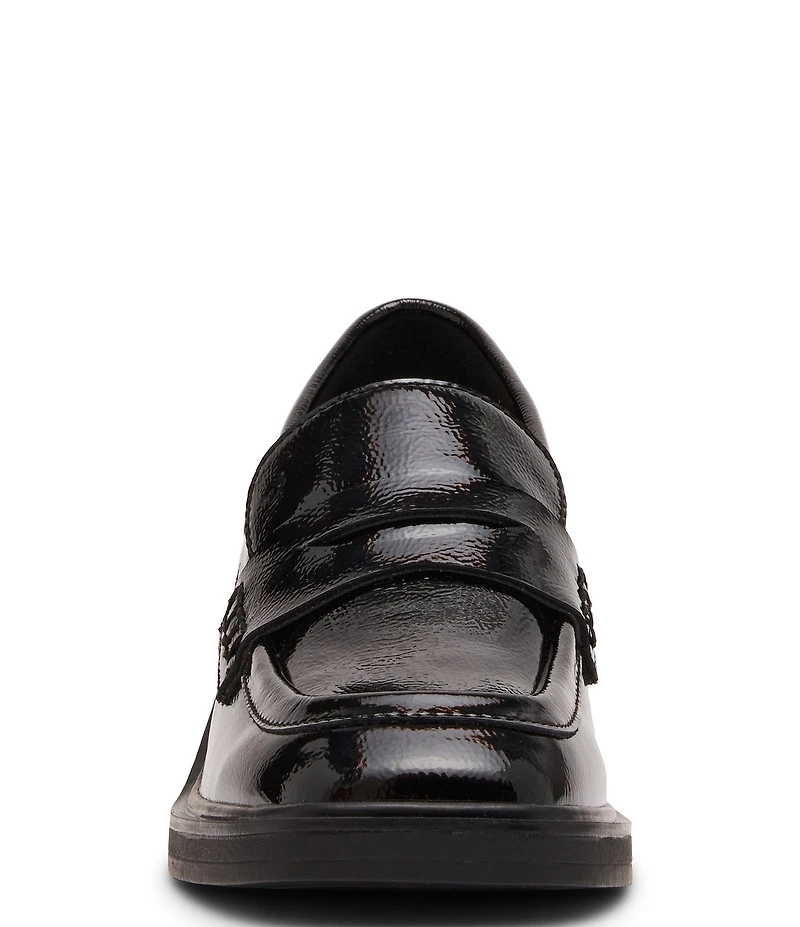 Blondo Brisa Waterproof Leather Block Heel Loafers