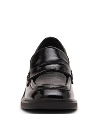 Blondo Brisa Waterproof Leather Block Heel Loafers