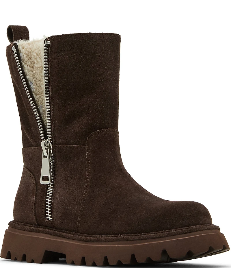 Blondo Burnout Waterproof Suede Lug Sole Booties