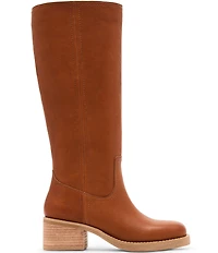 Blondo Camrin Waterproof Leather Block Heel Tall Boots