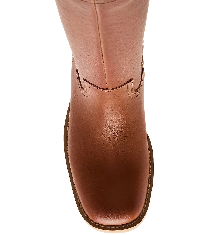 Blondo Camrin Waterproof Leather Block Heel Tall Boots