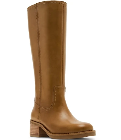 Blondo Camrin Waterproof Leather Block Heel Tall Boots