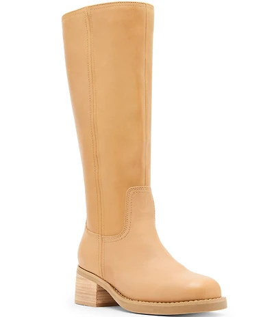 Blondo Camrin Waterproof Leather Block Heel Tall Boots