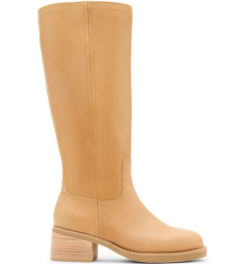Blondo Camrin Waterproof Leather Block Heel Tall Boots