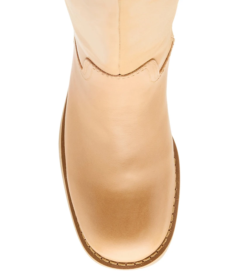 Blondo Camrin Waterproof Leather Block Heel Tall Boots