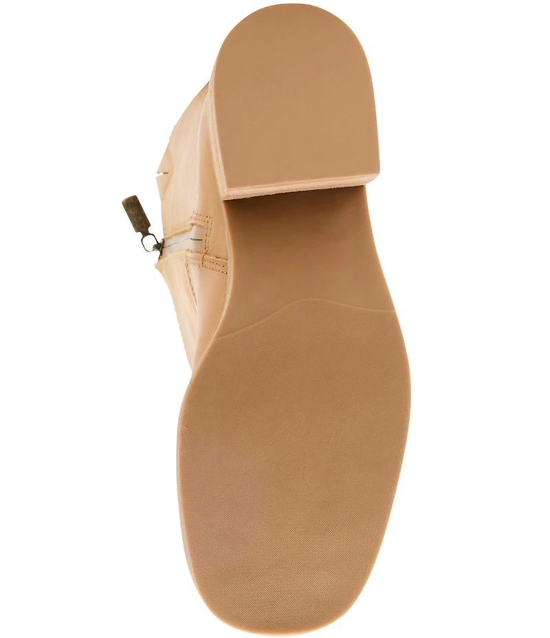 Blondo Camrin Waterproof Leather Block Heel Tall Boots