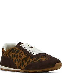 Blondo Carmen Leopard Suede Water Resistant Low Profile Sneakers